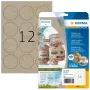HERMA 10762 samolepiace etikety okrúhle permanentné hnedé 240 kusov