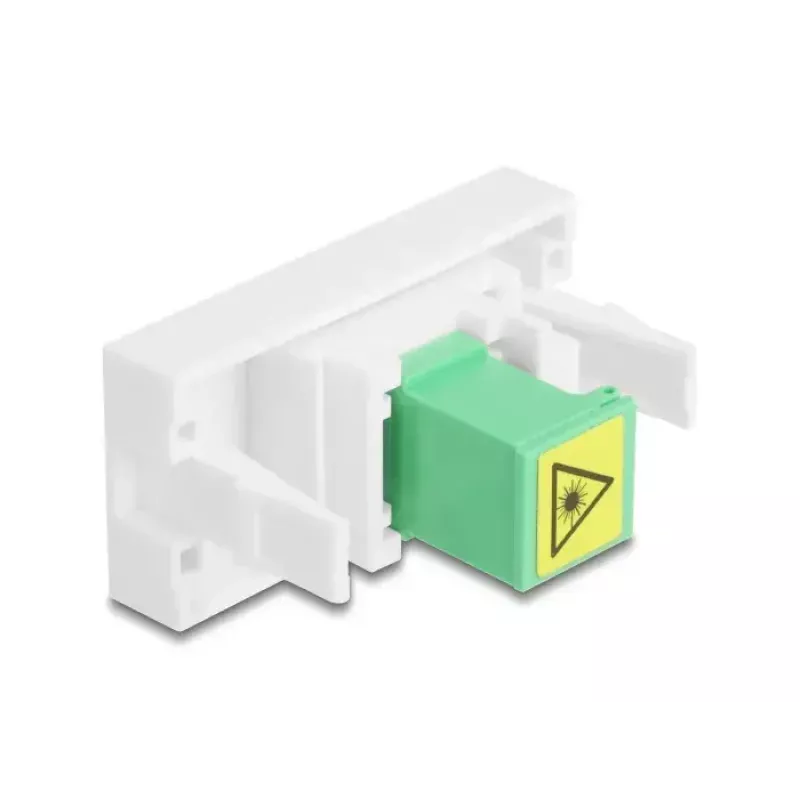 DeLOCK 90877 káblový adaptér SC Simplex zelený biely