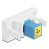DeLOCK 90878 káblový adaptér SC Simplex modrý biely
