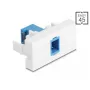 DeLOCK 90878 káblový adaptér SC Simplex modrý biely