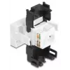DeLOCK 90879 káblový adaptér RJ45 LSA 180° čierny biely