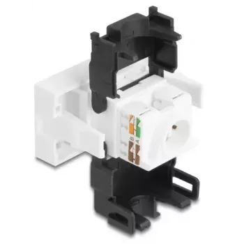 DeLOCK 90879 káblový adaptér RJ45 LSA 180° čierny biely
