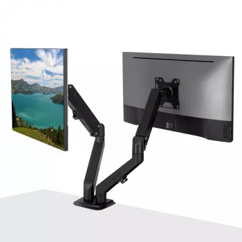 Lindy 40708 držiak monitora / stojan 68,6 cm (27 palcov) na stôl čierny