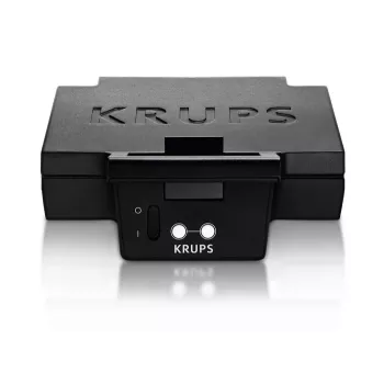 Sendvičovač KRUPS FDK461, 850 W, čierny, pripraví 4 sendviče, 234×265×108 mm