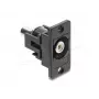 Keystone modul DELOCK 91112 — plochý RCA na RCA, čierny/biely
