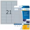 Samolepiaca tlačová etiketa HERMA Labels A4 63,5x38,1 mm strieborná fólia lesklá