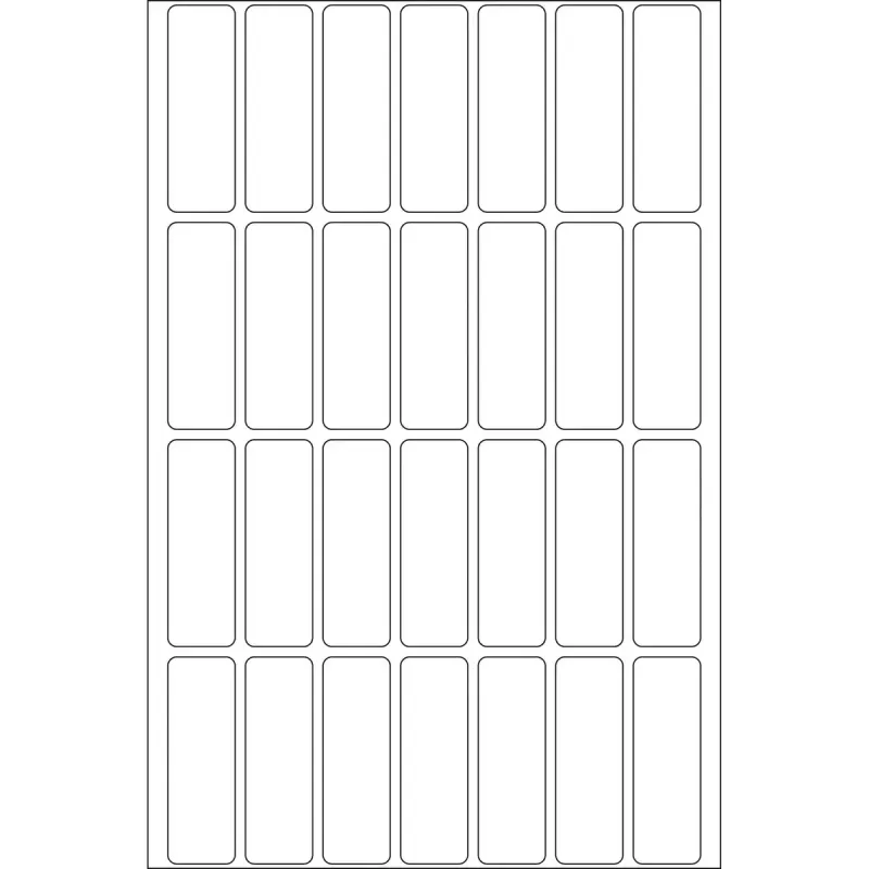 Univerzálne etikety HERMA 13x40 mm biela papier matný na ručné popísanie
