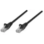 Intellinet sieťový patch kábel, Cat5e, 0,5 m, čierny, CCA, U/UTP, PVC, RJ45, pozlátené kontakty, ochrana aretácie, s odľahčením ťahu, doživotná záruka