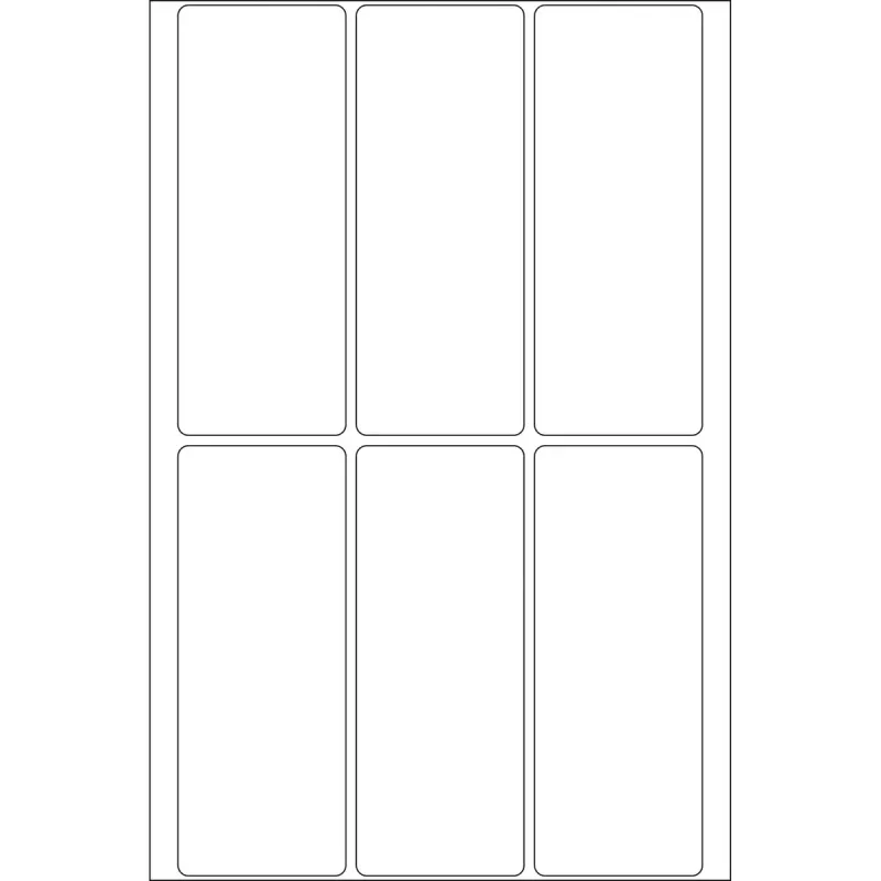 Univerzálne etikety HERMA 32x82 mm biela papier matný 192 ks