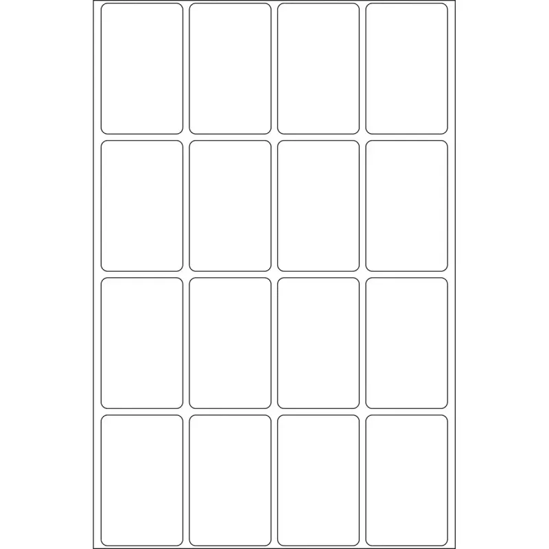 Viacúčelové etikety HERMA 10613 25x40 mm biele odnímateľné/odstrániteľné