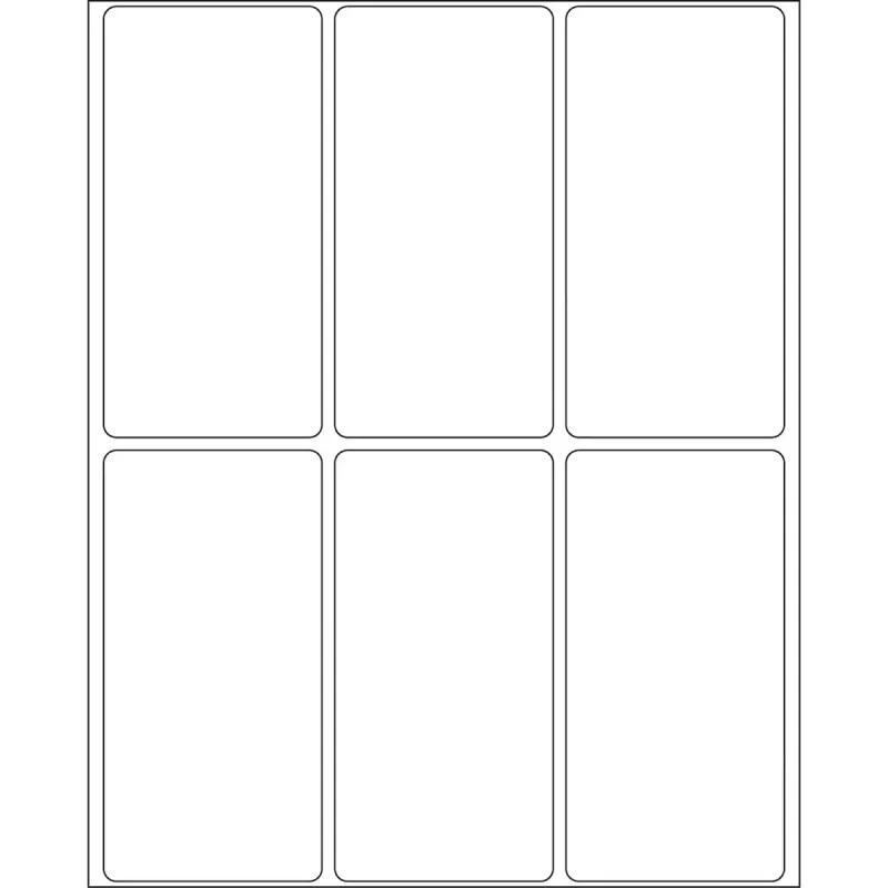 Viacúčelové etikety HERMA 10616 34x67 mm biele odnímateľné papier matný