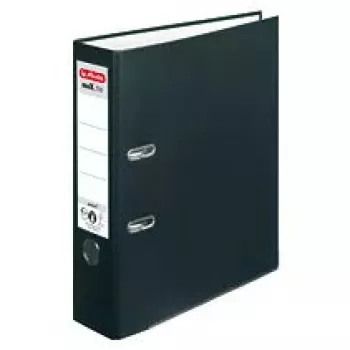Krúžkový zošit Herlitz 5480801 A4 čierna