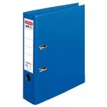 Krúžkový zošit Herlitz 10834331 A4 modrá