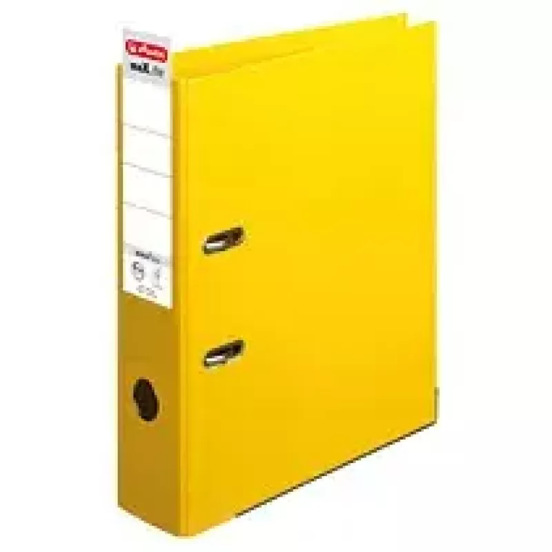 Krúžkový zošit Herlitz 10834356 A4 žltá