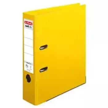 Krúžkový zošit Herlitz 10834356 A4 žltá