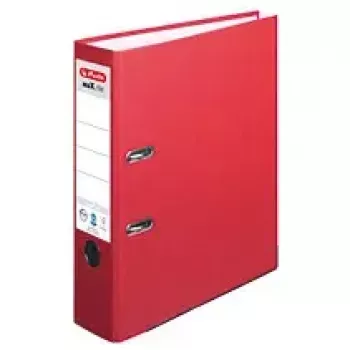 Krúžkový zošit Herlitz 10841385 A4 červená