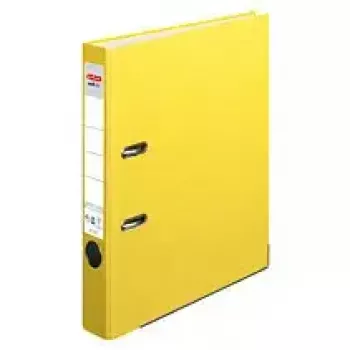 Krúžkový zošit Herlitz 10841682 A4 žltá