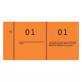 Vstupenka Avery 869-10-1 100 ks oranžová
