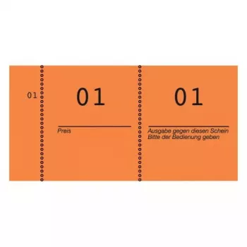 Vstupenka Avery 869-10-1 100 ks oranžová