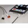 Hama 00080865 audio kábel 2 m 3,5 mm 2 x Cinch strieborný