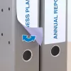 Odnímateľné etikety na chrbát šanónu HERMA 10141 A4 192x61 mm biele
