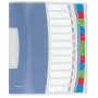 Esselte zakladač s registrami Vivida PP 12 registrov, modrá, viacfarebná, polyvinylchlorid (PVC), A4, 266 mm, 20 mm, 320 mm