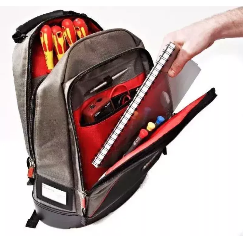 Batoh C.K Tools MA2635 čierny sivý červený