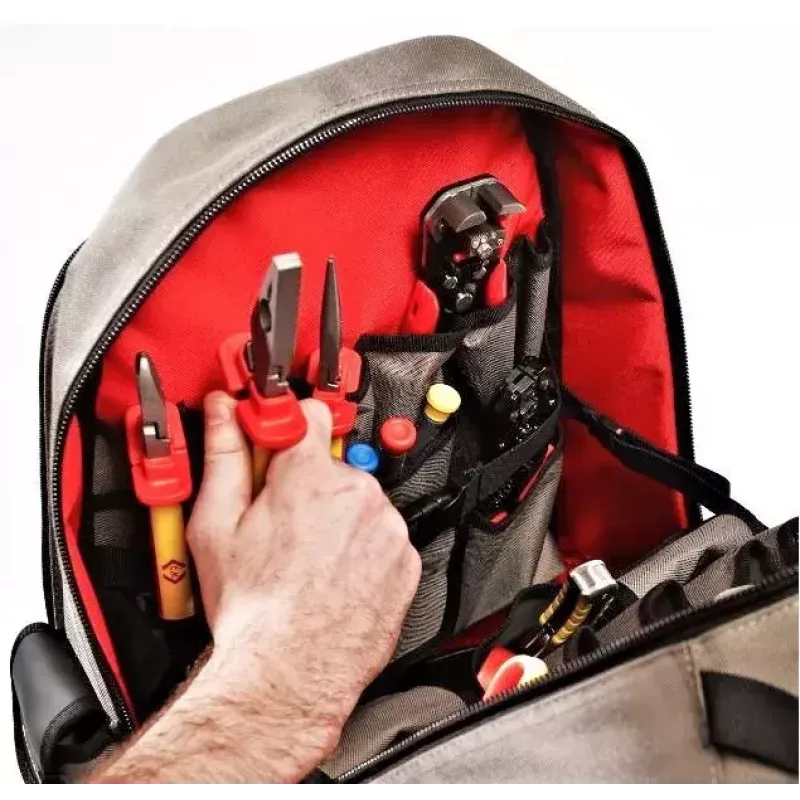 Batoh C.K Tools MA2635 čierny sivý červený