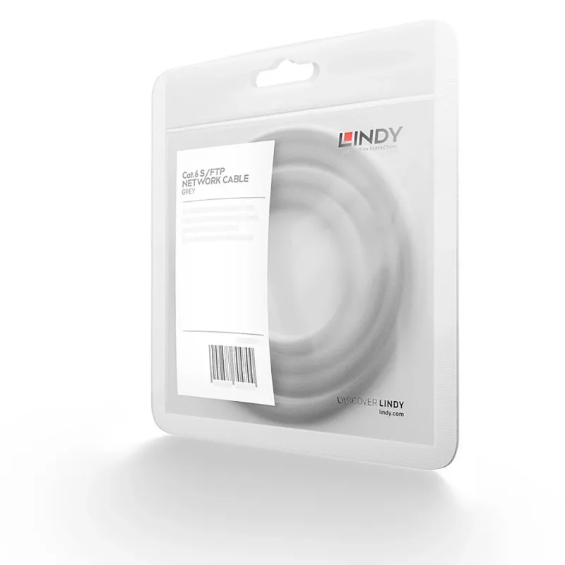 Lindy 1m CROMO Cat.6 S/FTP kábel, 1 m, Cat6, S/FTP (S-STP), RJ-45, RJ-45, antracitový