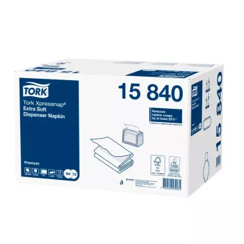 Papierové servítky Tork 15840 biele 500 kusov