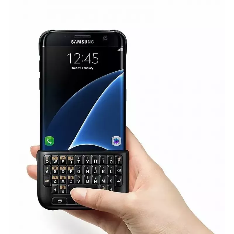 Samsung kryt s klávesnicou QWERTZ pre Galaxy S6 edge+, čierny (EJ-CG928MBEGDE)