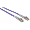 Intellinet 750899 optický prepojovací kábel, LC/LC multimode, 5 m, OM4, 50/125 µm, LSZH, fialový