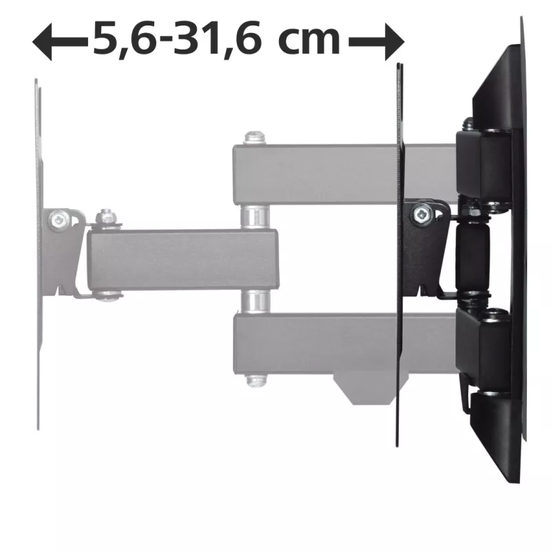 Hama 00118101 TV držiak na stenu 121,9 cm (48 palcov) čierny