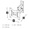 Hama 00118101 TV držiak na stenu 121,9 cm (48 palcov) čierny
