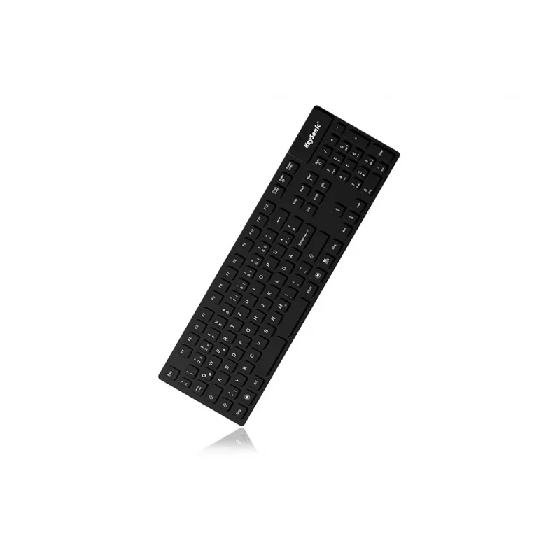 KeySonic KSK-8030 IN (FR) klávesnica priemyselná USB AZERTY francúzska čierna