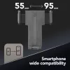 Cellularline Hug - univerzálny, mobilný telefón/smartfón, pasívny držiak, auto, čierny