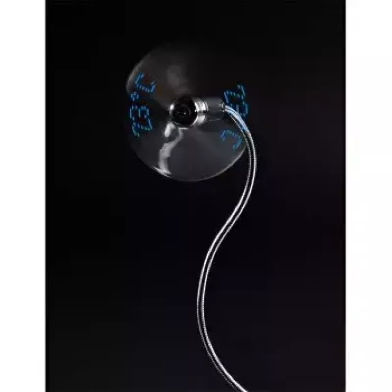 Hama 00012170 USB ventilátor s ukazovateľom teploty, strieborný