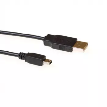 USB 2.0 A konektor samec - Mini-USB B5 konektor samec 5,00 m ACT SB2415
