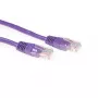 ACT fialový 0,5 metrový U/UTP CAT6 patch kábel s RJ45 konektormi