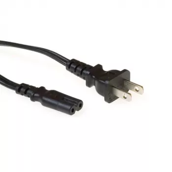 Napájací kábel USA konektor ACT Powercord C7 čierny 1,8 m