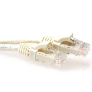 ACT slonovina 10 m U/UTP CAT6A patch kábel s ochranou proti zlomeniu a RJ45 konektormi