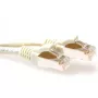 ACT ivory 2 m SFTP CAT6A patch kábel so západkou a RJ45 konektormi