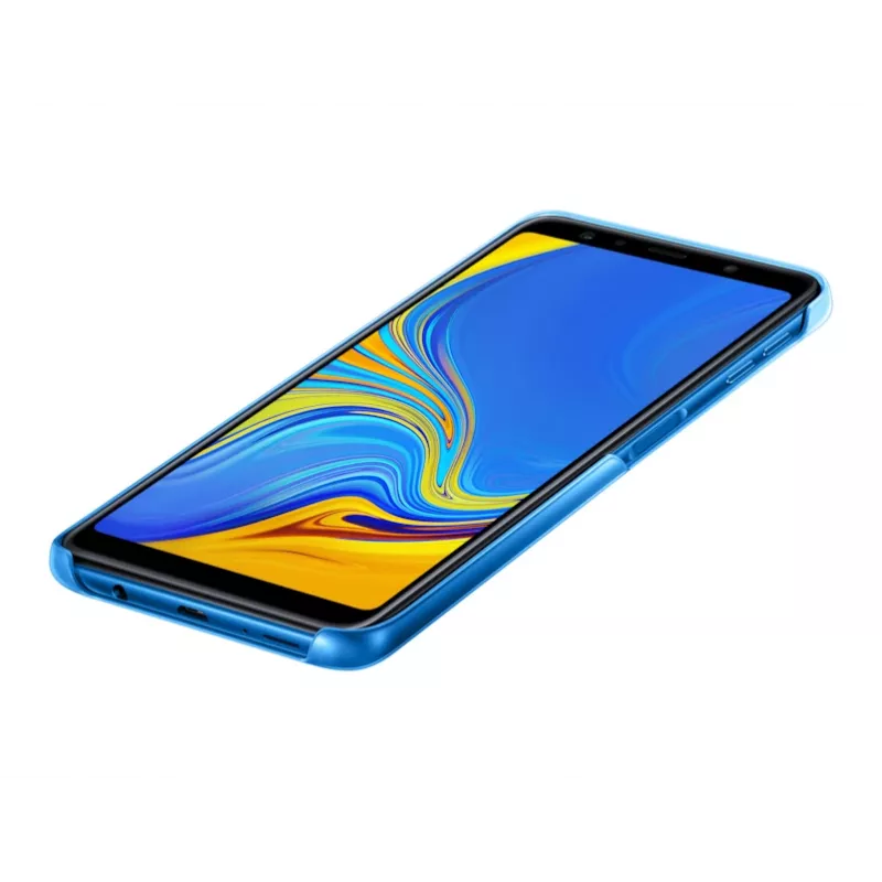 Samsung Gradation Cover EF-AA750 zadný kryt pre Galaxy A7 (2018), modrý