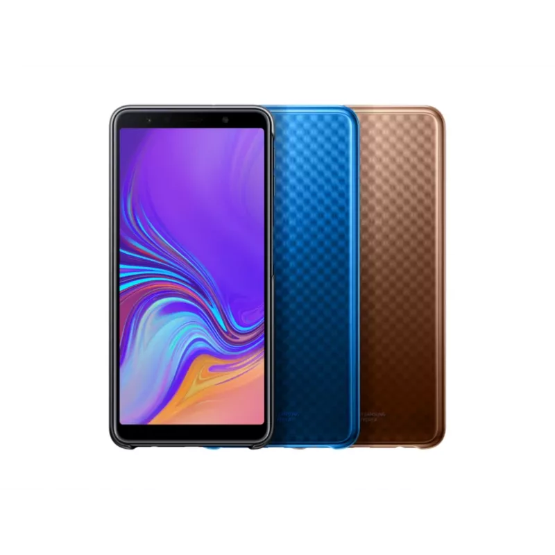 Samsung Gradation Cover EF-AA750 zadný kryt pre Galaxy A7 (2018), modrý