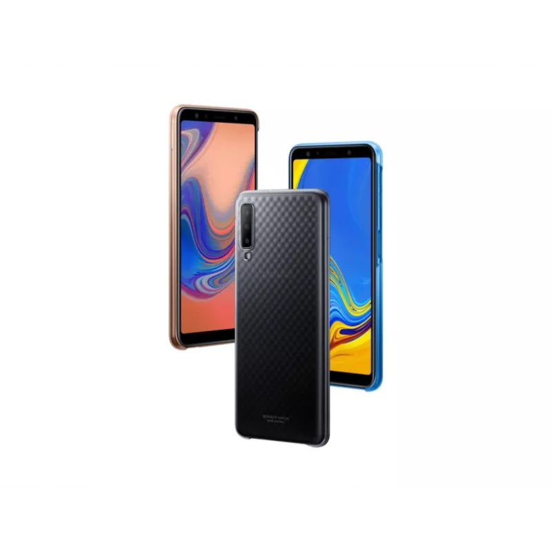 Samsung Gradation Cover EF-AA750 zadný kryt pre Galaxy A7 (2018), modrý