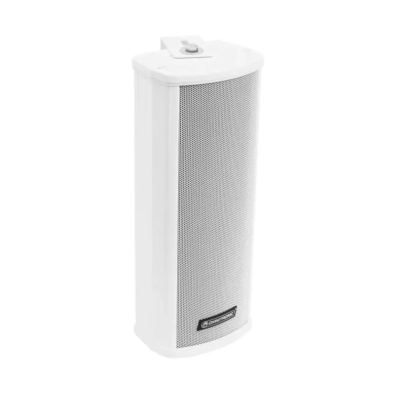 2-pásmový reproduktor Omnitronic PCW-10 biely káblový 15 W
