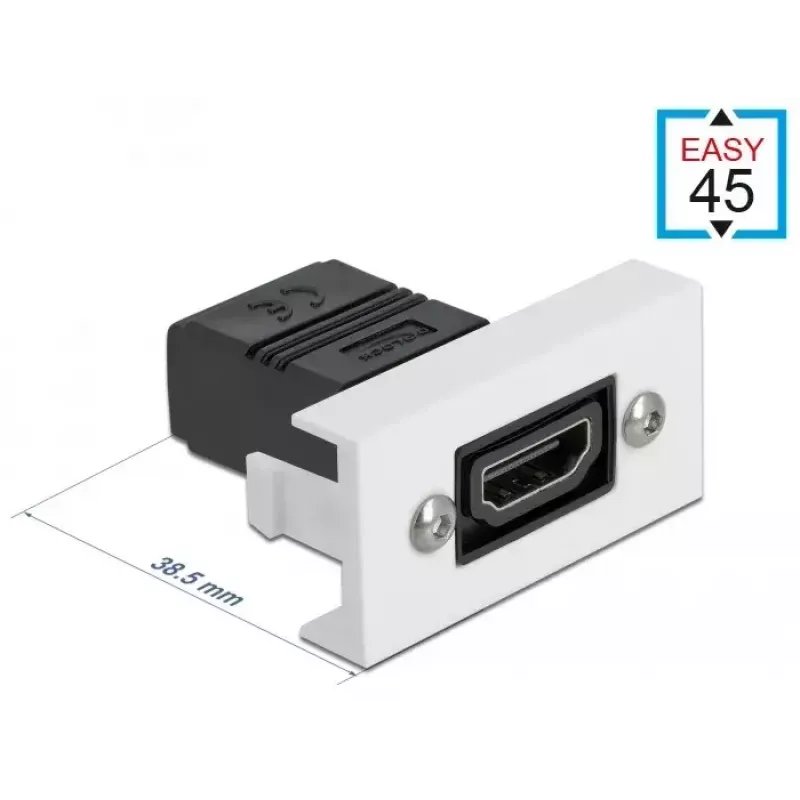 HDMI modul DeLOCK Easy 45 rovný 22,5 x 45 mm