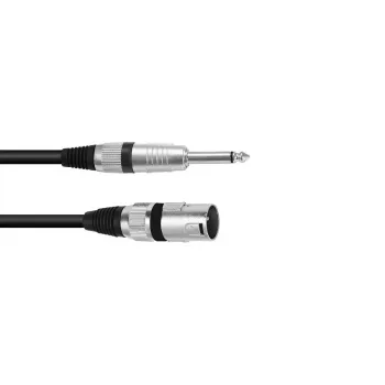 Audio kábel Omnitronic 3022519D 10 m XLR 3-pin 6,35 mm čierny