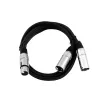 Audio kábel XLR (3-pin) 2 x XLR (3-pin) čierny Omnitronic 30225204