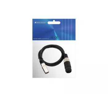 Audio kábel Omnitronic 30225590 Speakon XLR 1 m čierny